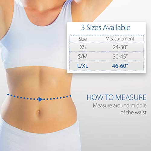 Core Products NelMed G-Tube Holder – Feeding Tube Belt Holder for PEG, G, J Tubes – Adjustable, Discreet Support for Tube Feeding – Large/XLarge (45-60 inch Waist) - size: Large/XLarge (45-60 Inch)