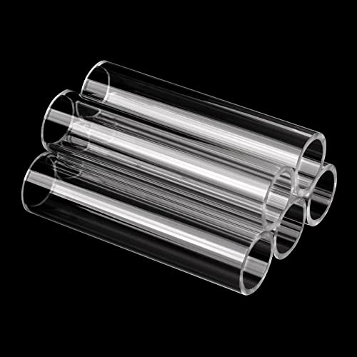 5-Tube Fish Shrimp Feeder Breeding Pipe, Aquarium Tank Shelter, Acrylic Transparent Decorations - size: 5-hole