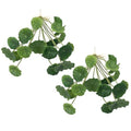 Artificial Lotus Leaves Home Decor 2pcs Simulated Plastic Lily Pads Decorative Greenery for Indoor Table and Aquarium Display