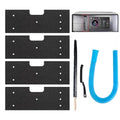 7 Pcs Dryer Vent Cleaner Kit for GE Washer Dryer Combo,Thickened WH01X35719 Lint Filter replacement with dryer vent brush, Dryer Vent Vacuum Hose Attachment,Models: PFQ97HSPVDS
