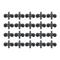 20PCS Black PVC Aquarium Divider Suction Cup Clamp Glass Fixing Clip Suitable for Separating Fish Tank and Supporting Plastic Mesh Panels