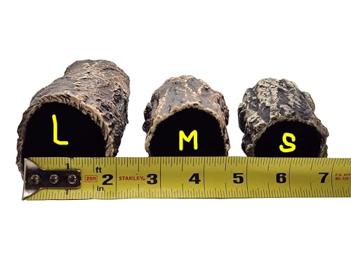 Plecoceramics Pleco Cave Natural Breeding Ceramic Decorations Fish Tank Aquarium Medium Size (1 pcs)