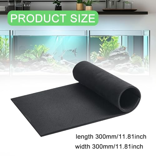Aquarium Leveling Mat Fish Tank Cushion Shockproof Compressible EVA Material Non Slip Waterproof Suitable for Home Decoration Aquarium Setup, XS - size: X-Small