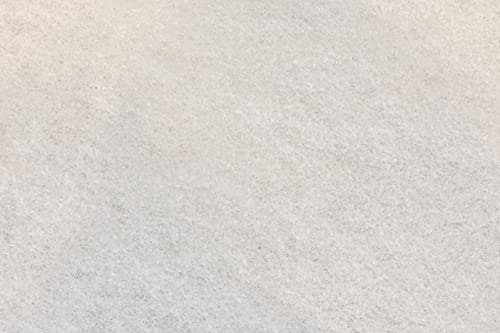 White Fine Filter Media, 1" Thick, Perfect for Aquariums, Ponds and Water Gardens, Made in USA (14" x 56") - size: 14" x 56"