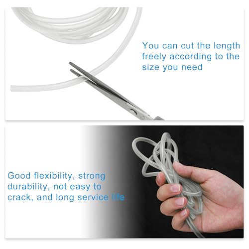 Aquarium Tubing, Aquarium Air Tubing, Standard Aquarium Hose, Aquarium Airline Tubing, Flexible Air Tubing, Tubing for Fish Tank Air Pump, 39.37 Feet, Clear - color: Clear, size: 39.37 Feet