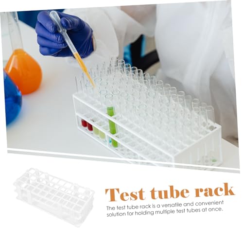 PRETYZOOM 40Holes Test Tube Rack Sturdy Test Tube Holder for Tubes Detachable Design for Easy Cleaning Laboratory Organizer for Enhanced Productivity