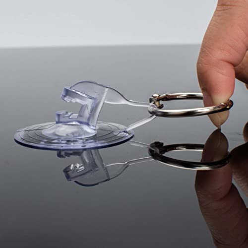 Sunshade Suction Cups 24Pcs Car Shade Windshield Suction Cups PVC Sucker for Car Shades Windows, Windshield, Kitchen, Bathroom (Clear) - color: Transparent