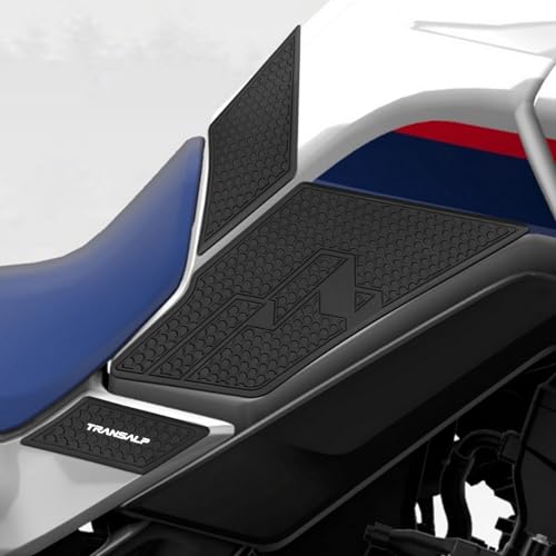 for XL750 Transalp XL-750 Transalp xl750 transalp 2026 2025 2024 2023 Tank Grip Motorcycle Fuel Tank Decals Fuel Tank Protection Pads self-Adhesive Fish Bone Stickers Rubber Fuel Tank Stickers