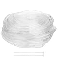 M METERXITY Vinyl Tubing 12mm ID x 14mm OD 100ft Flexible Plastic Tube with 2 Hose Ties, Lightweight Hybrid PVC Hose for Water Gardening/Airline/Aquarium Tubing [Clear] - size: 12mm ID x 100ft