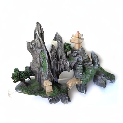 Large Aquarium Ornament Decorations Fish Tank Landscape (Mountain Cave)