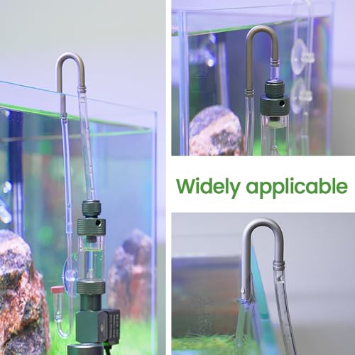 Aquarium U Shape Tube, 304 Stainless Steel Fish Tank U-Shape Connector for ID 4mm/0.16" Air Tubing