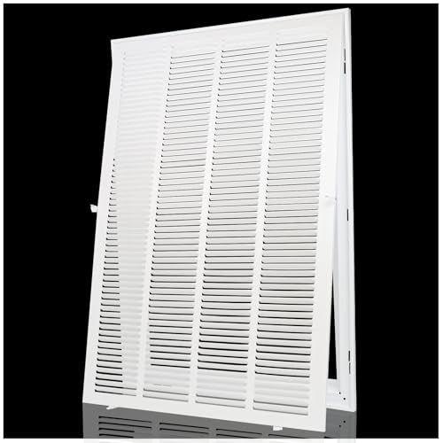 Return Air Filter Grille 20x30,Air Return Vent Cover for 20"W x 30"H Duct Opening,Steel HVAC Vent Covers for Wall and Ceiling,Holds 1" Thick AC Filter - size: For 20''W×30''H-Duct Opening
