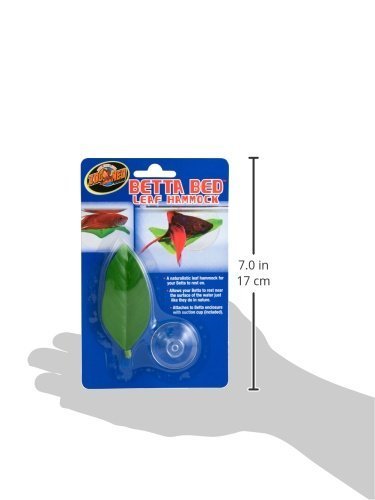 Zoo Med Labs Ornament Betta Bed Leaf Hammock Natural Resting Place - 3 Pack