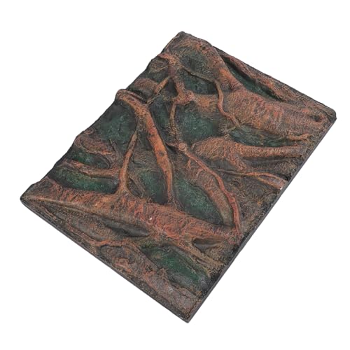 Fish Tank Background, Fine Crafted 3D Foam Fish Tank Background Wall for Fish Tank for Reptiles Tank (H) - size: H