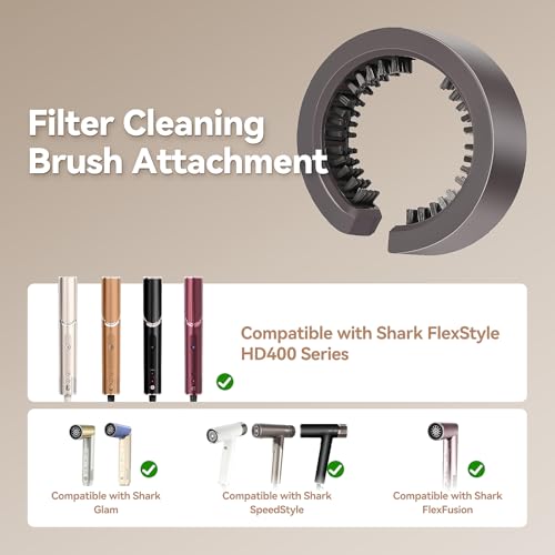 Filter Cleaning Brush for Shark FlexStyle Air Styling & Drying System HD430/HD435/HD440/HD453, Cleaner Attachment