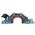 Wnvivi Aquarium Bridge Ornament,Fish Tank Arch Bridge Landscaping Decoration,Miniature Bridge Hideout for Fish Tank Terrarium Ornaments