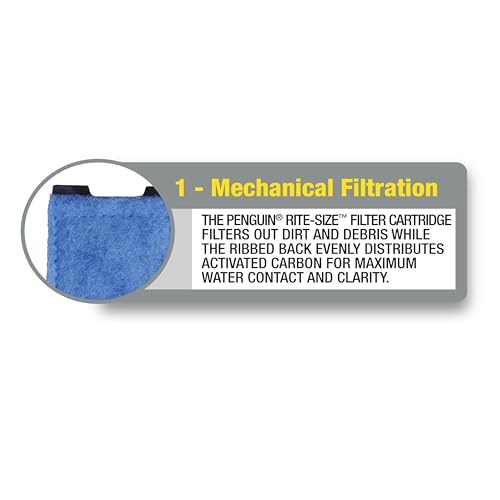 Marineland Penguin Bio-Wheel Replacement Filter Cartridges, Rite-Size C, 6 Count