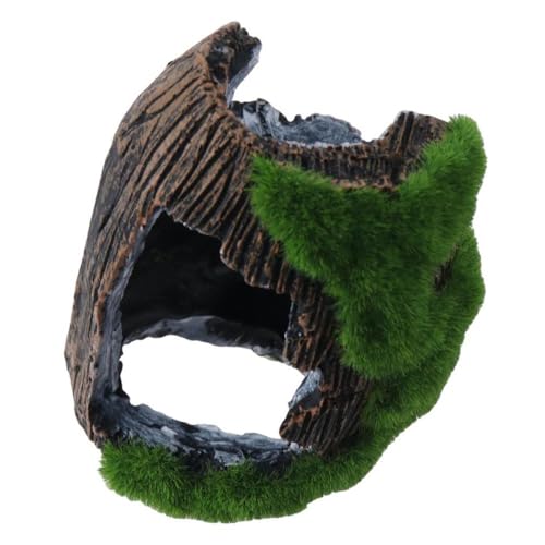 Fish Hiding Cave Fish Tank Ornaments Decorations Cask Broken Barrel for Tank Fish Cave Hide 8.5x6.5x7 cm