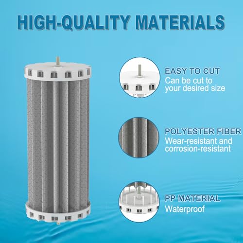 Bio Wheel Assembly Replacement Parts for PRBW2350B - Compatible with Marineland Penguin 200,200B,350,350B Power Filters & Bio-Wheel Power Filters | Aquarium Filter Parts for Hang-On Fish Tank,2-Pack - size: 2 Pieces