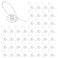 Thinp 30 Pcs Aquarium Suction Cups with 30 Pcs Adjustable Cable Ties, Clear Fish Tank Suctions Cups-Small Suction Cups for Aquarium Plants Planter Moss Shrimp Nest