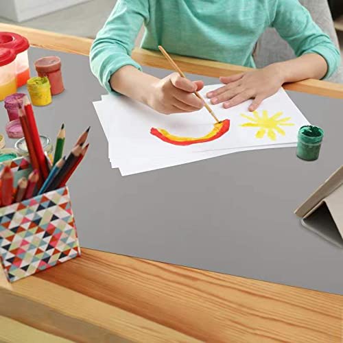 Large Silicone Heat Resistant Mat 78.7” x 15.7”, Nonslip Silicone Mats for Kitchen Counter, Countertop Protector, Nonstick Waterproof Craft Mat Table Placemat, Gray - color: Gray, size: 78.7"L x 15.7"W