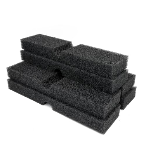 Replacement Sponge Foam Filter Pads Fits for FX4/FX5/FX6, Aquarium Fish Tank Bio Sponge Foam Filter (6pcs)