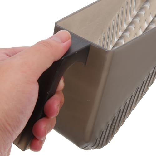 Toddmomy Fish Tank Gravel Shovel Aquarium Cleaning Tool Plastic Sand Scoop for Substrate Maintenance and Aquatic Plant Care, Convenient Fish Tank Accessory, 1pcs Brown