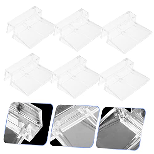16pcs Aquarium Lid Holders Acrylic Fish Tank Cover Racks for Tanks Sturdy Support Brackets for Aquarium Use Easy Installation and Design