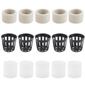Aquatic Plants Fixed Set 5pcs Aquarium Plant Weights Pot and 5pcs Planting Cup with 5pcs Fixing Cottons Aquarium Accessories (15)