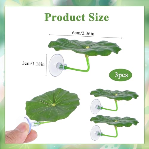 3 Pcs Betta Fish Leaf Hammock Soft Betta Bed Bettas Plastic Fish Hammock Aquarium Decor Betta-Fish Tank Decoration Plants Practical Resting Spot for Sleeping Resting Hiding Playing