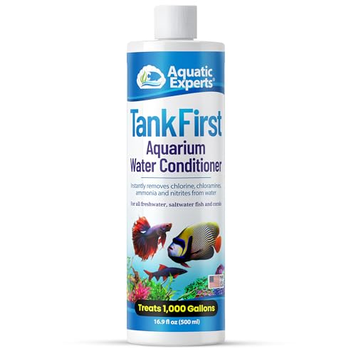 TankFirst Complete Aquarium Water Conditioner - Fish Water Conditioner, Instantly Removes Chlorine, Chloramines, and detoxifies Ammonia from Fish Tank (TankFirst Regular, 500 ml) - size: 500 ml (16.9 oz)