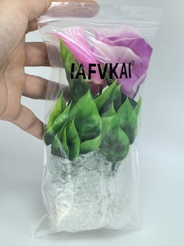 2X Artificial Aquarium Plants, Flower Craft Silk Plastic Decoration | Silk & Plastic Material, Flower Decoration, Aquatic Waterweed Design, Craft Quality