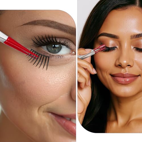 3 PCS Tweezers with Rubber Tips - Long Tweezers for Crafts Stainless Steel Bent Flat and Pointed Precision Tweezer for Stamps Coins Jewelry Crafts Industrial Electronic Lab