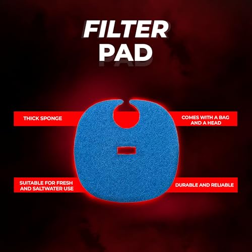 AquaTop Coarse Blue Filter Sponge with Bag & Header - Fits FZ13 Canister Filter - Traps Large Dirt for Cleaner Water – Ideal for Fresh & Saltwater - size: FZ13