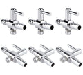 Pawfly 6 PCS 1-Way Aquarium Air Flow Control Lever Straight Valve Distributor Splitter for Fish Tank - color: 1-Way