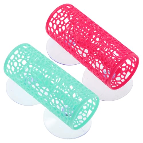 UPKOCH 2pcs Betta Fish Cave Tunnel Durable Hollow Resting Tube for Fish Shrimp Aquarium Decor Aesthetic Hideout Enhancing Natural Behavior and Comfort