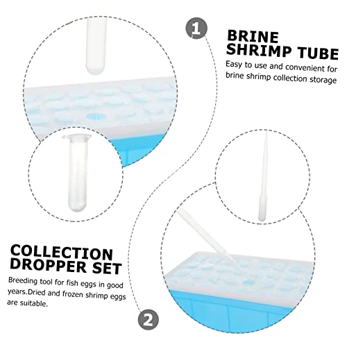 BESTonZON 32pcs Brine Shrimp Hatching Tubes Collecting Droppers Efficient Storage for Newly Hatched Shrimp for Aquariums and Fish Breeding Practical and Easy to Use
