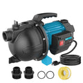 1.6HP Shallow Well Garden Pump, Water Transfer Pump, Home Lawn Draining Irrigation, Pressure Booster, Sprinkler, Jet, 1200GPH 115V Portable Cast Iron