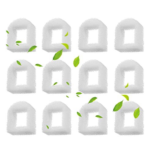 Cat Water Fountain Foam Filters, Compatible with Multiple Pet Fountain Dispenser Sponge Filters (12 Pcs) - size: 12 Pcs