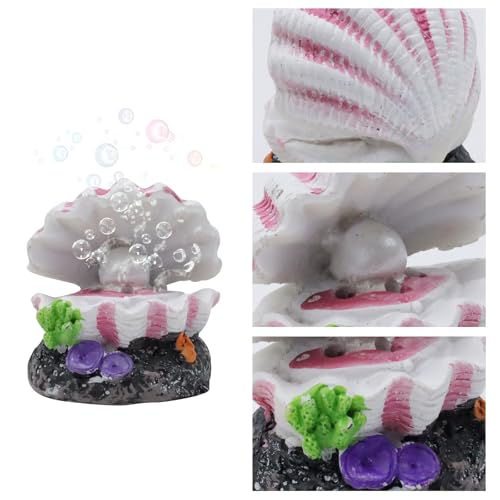 Aquarium Volcano with Air Stone Bubbler Volcano Ornament Fish Tank Bubble Maker Aquarium Air Bubbling Airstones
