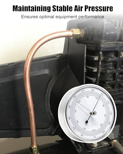 Air Compressor Check Valve Fit for Campbell Hausfeld 1/2" Male NPT Tank X 3/8" Compression Tube 1/8" NPT Unloader Port Replace CV221513AV