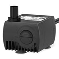 Uniclife 80 GPH Submersible Water Pump 4W 2.4ft High Lift Quiet Pump for Fountain Aquarium Fish Tank - size: 80GPH
