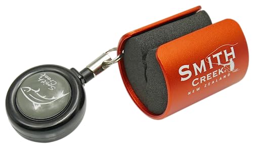 Smith Creek Rod Clip with Zinger - color: Orange