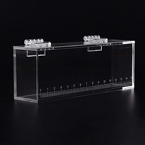 MagiDeal Fish Viewing Box, Fishing Hatching Incubator Acrylic Fish Egg Breeding Case Aquarium Fish Tank Isolation Box Isolation Breeder Box, S - size: S