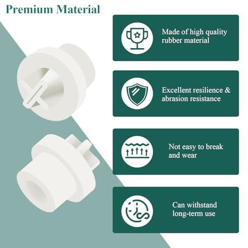MCCVDB0 Check Valve Duckbill for Regular Maintenance of Pump, Compatible with Sten-ner Pump & Other Pumps, Excellent Resilience & Abrasion Resistance, Long Service Life, 5 Pcs - style: 5 Pcs Check Valve Duckbill