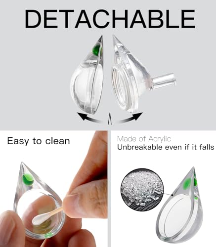 Aquarium CO2 Acrylic Drop Checker CO2 Indicator (Tear Drop & 15ml) - color: Tear Drop & 15ml