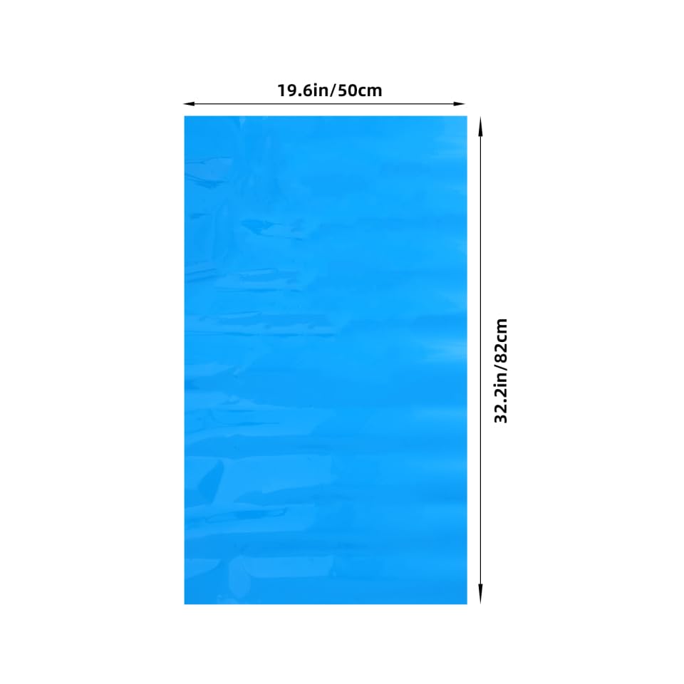 FRCOLOR 2Pcs Aquarium Background Sticker 19.7X32.3 Inch Double-Sided Solid Color Glass Decal for Fish Tank Decoration Waterproof Aquarium Accessories