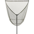 Landing Net for Carp Fishing, 42 Inch Extra Large Fishing Net, 6 Feet Carbon Fiber Long Handle Saltwater Big Fish, Holds Up to 88lbs/40kgs, Olive Green, Supplied with Carry Bag