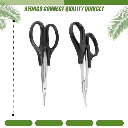 2-Pack RC Body Trimming Scissors - Sharp Steel Blades for Precise Cutting of Lexan Plastic Bodies, Ideal for RC Cars, Buggies, Helicopters, and More