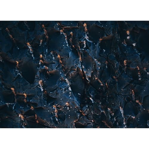 Rock Texture Reptile Habitat Background Dark Stone Wall Terrarium Backdrop Rock Surface Wall Abstraction Paint Spots Aquarium Background Abstract Rock Texture Fish Tank Background Vinyl 24x16in - color: Dark Blue, size: 24(W)x16(H)inches/ 60(W)*40cm(H)